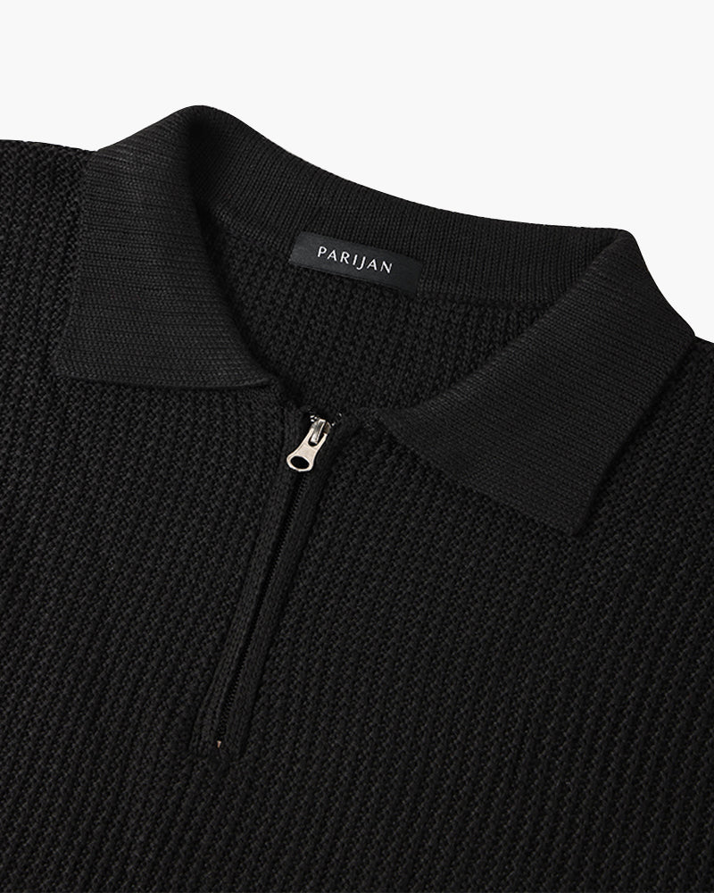 GONJU - Jersey de Punto con Cremallera