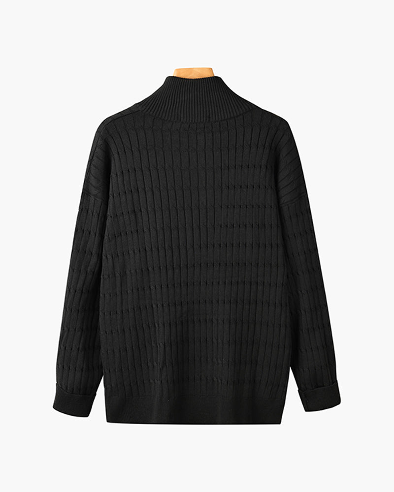 WAGU- Jersey con Media Cremallera