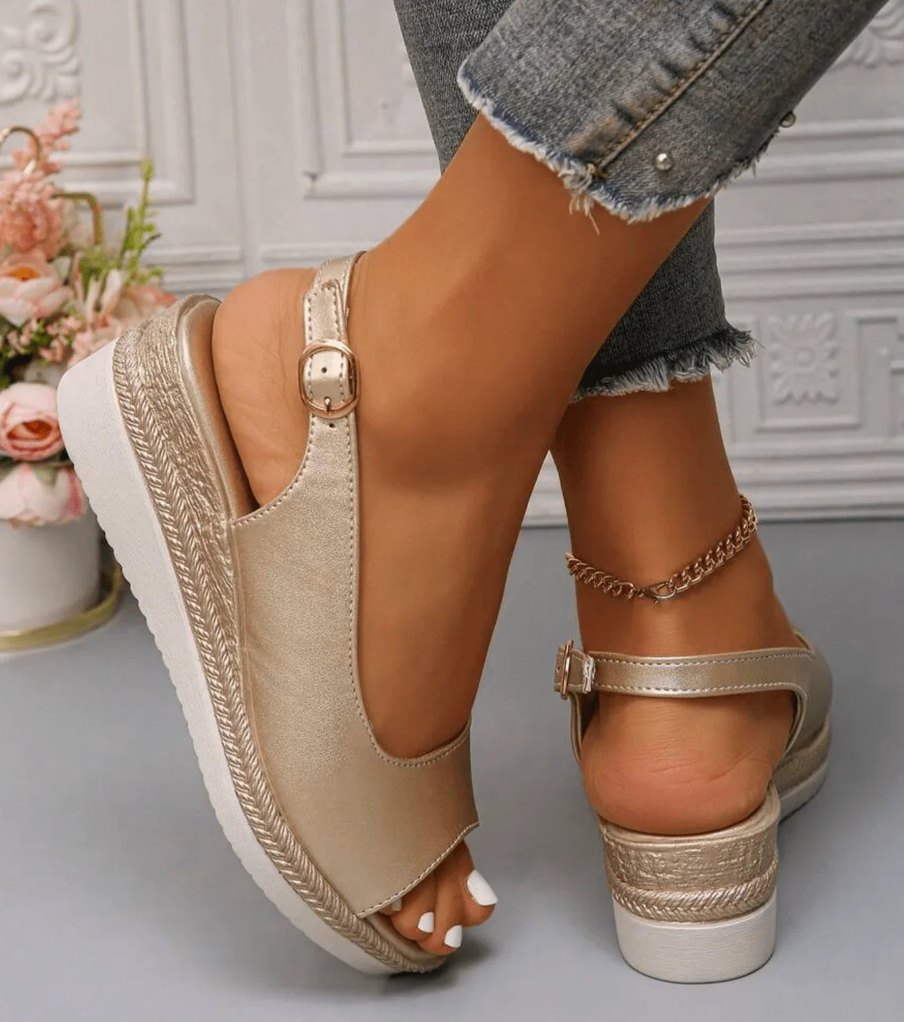 Sandalias ortopédicas cómodas para mujer