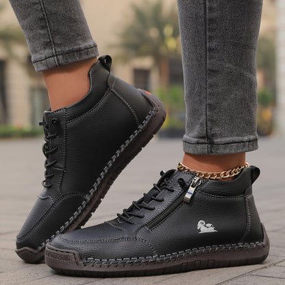 Zapatos ortopédicos cómodos Flora con cremallera