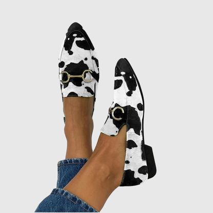 Ana | Mocasines con Estampado y Detalle de Hebilla