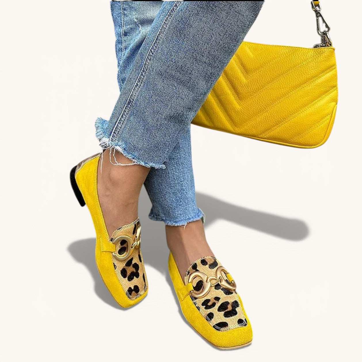 Asunción | Mocasines con Estampado Animal