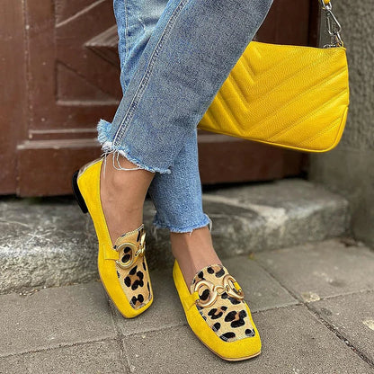 Asunción | Mocasines con Estampado Animal