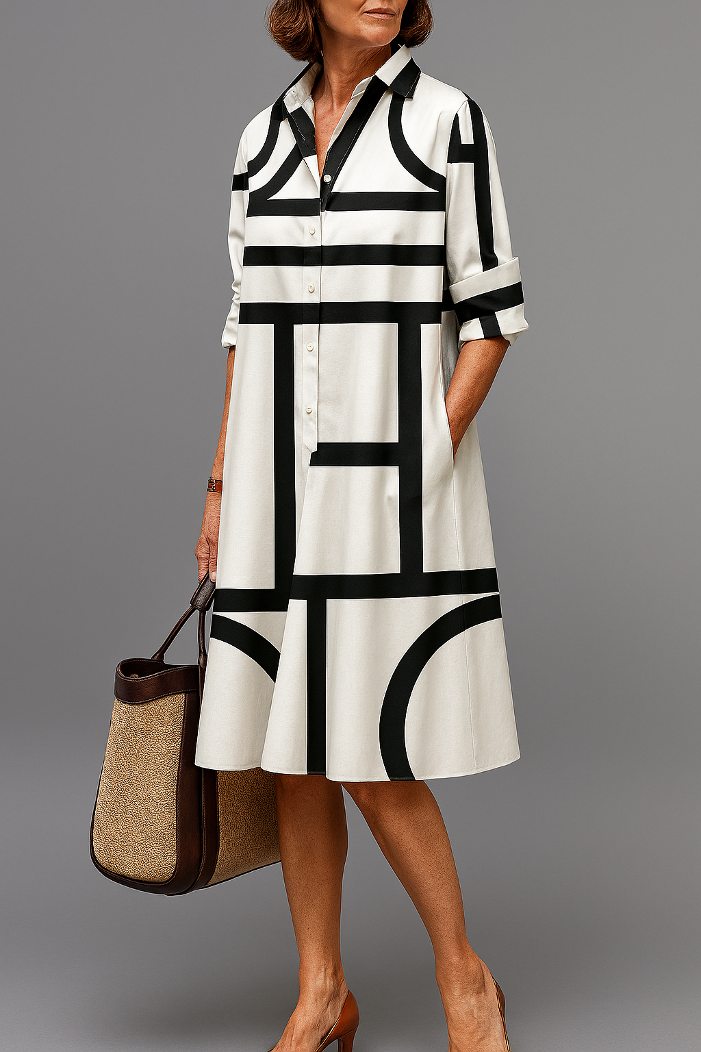 Ellie | Vestido midi elegante y refinado