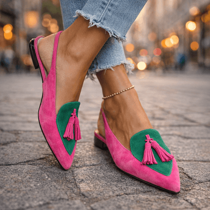 Elena | Sandalias con Tiras y Flecos