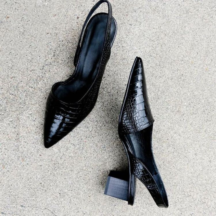 Graciela | Zapatos de Tacón con Puntera Ancha