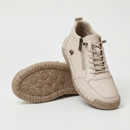 Zapatos ortopédicos cómodos Flora con cremallera