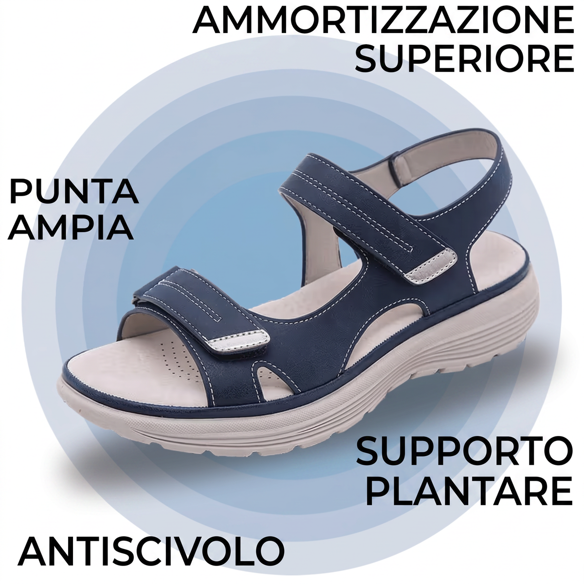 Soline - Sandalias ortopédicas ergonómicas