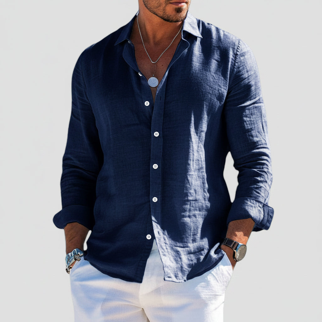 CHRISTOFER | CAMISA VERANIEGA DE CORTE HOLGADO