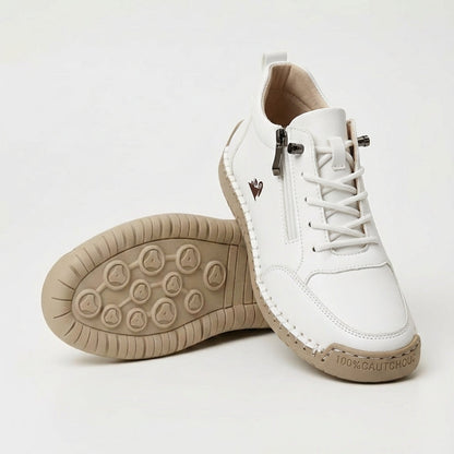 Zapatos ortopédicos cómodos Flora con cremallera