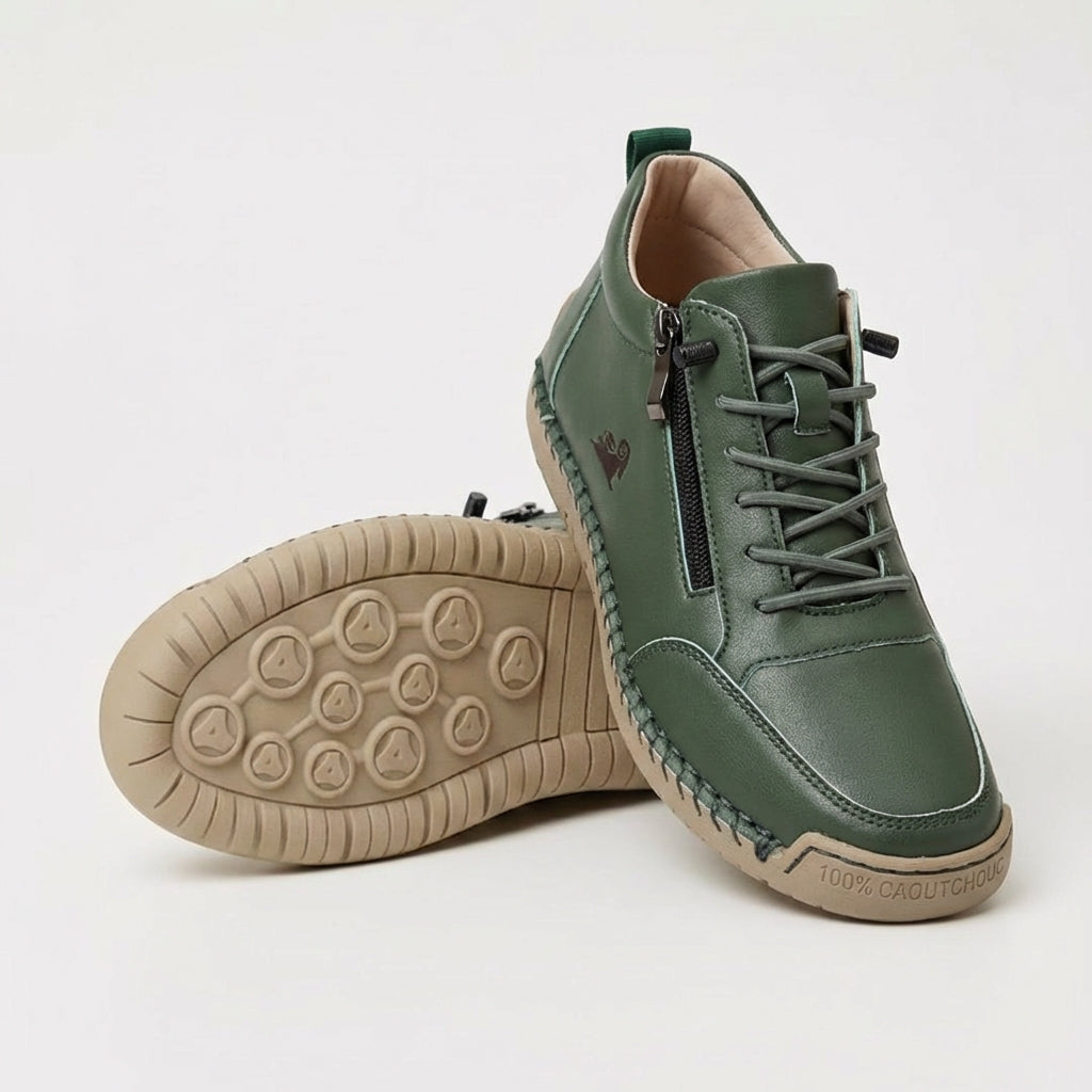 Zapatos ortopédicos cómodos Flora con cremallera