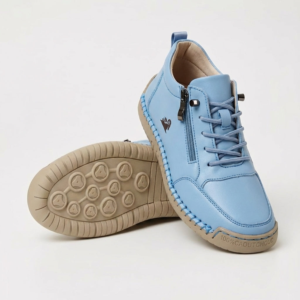 Zapatos ortopédicos cómodos Flora con cremallera