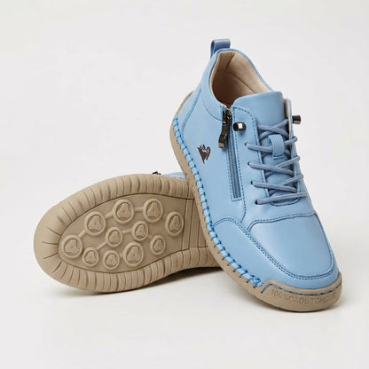 Zapatos ortopédicos cómodos Flora con cremallera