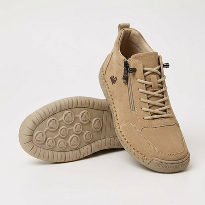 Zapatos ortopédicos cómodos Flora con cremallera