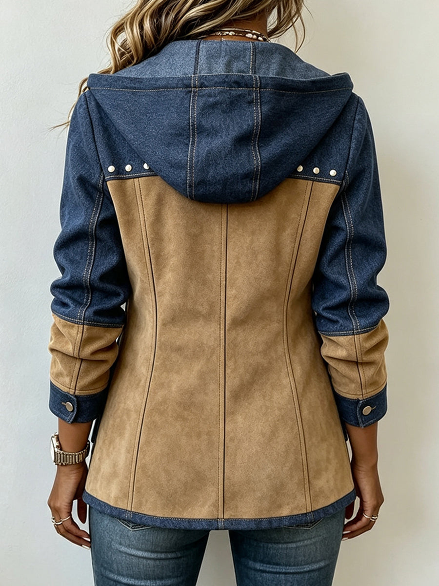 Marian | Chaqueta Patchwork con Capucha