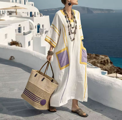 Elegante Mary - Vestido largo de playa para un look veraniego a la última