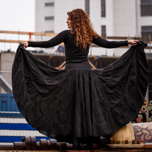 Falda Gypsy Negra