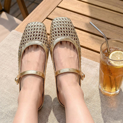 Mary Jane | Mules Trenzados Mujer