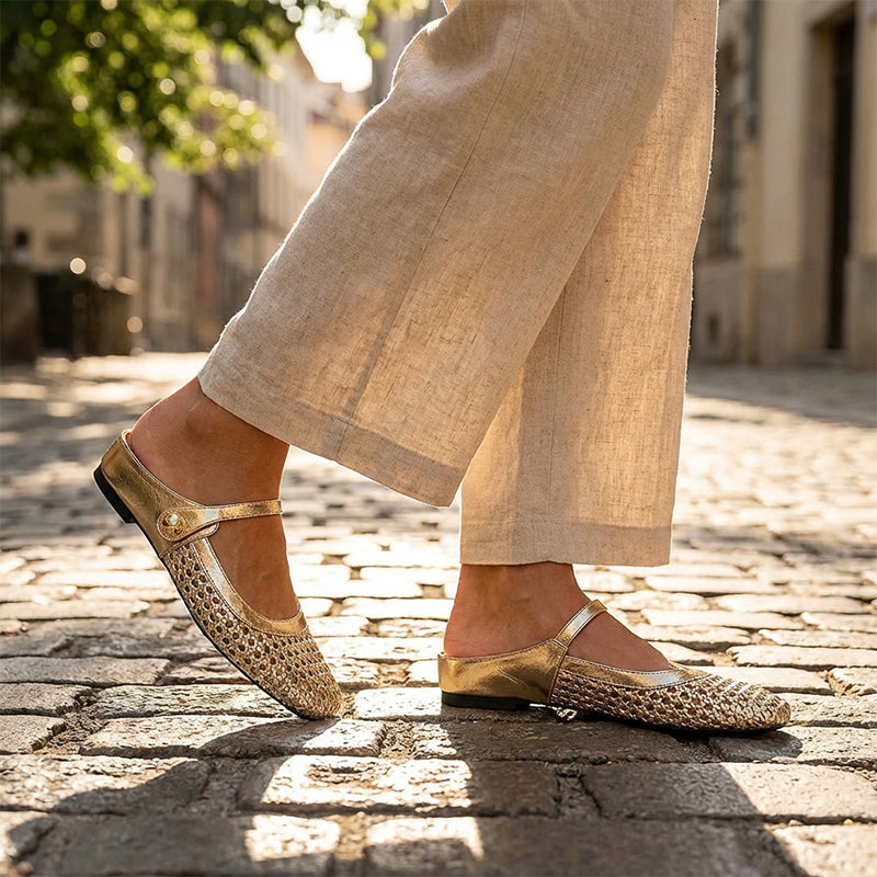 Mary Jane | Mules Trenzados Mujer