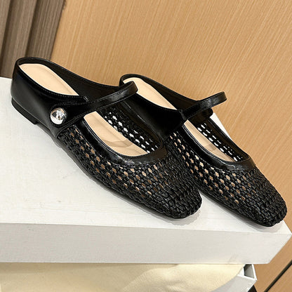 Mary Jane | Mules Trenzados Mujer