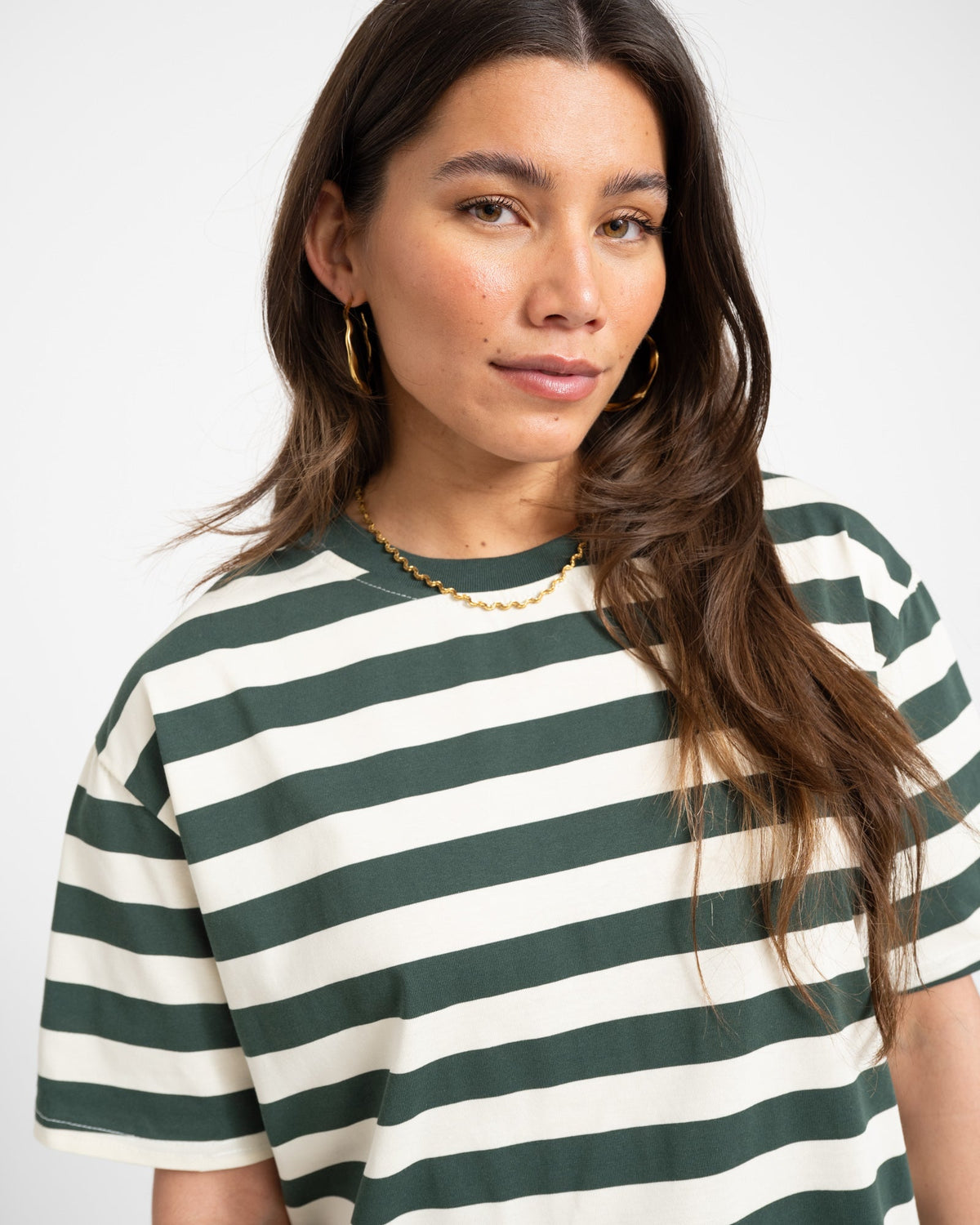 Camiseta de rayas oversize - Talla Única