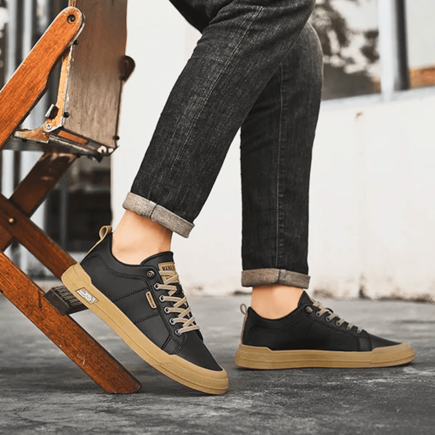 HARRINGTON | Zapatillas de Cuero Clásicas