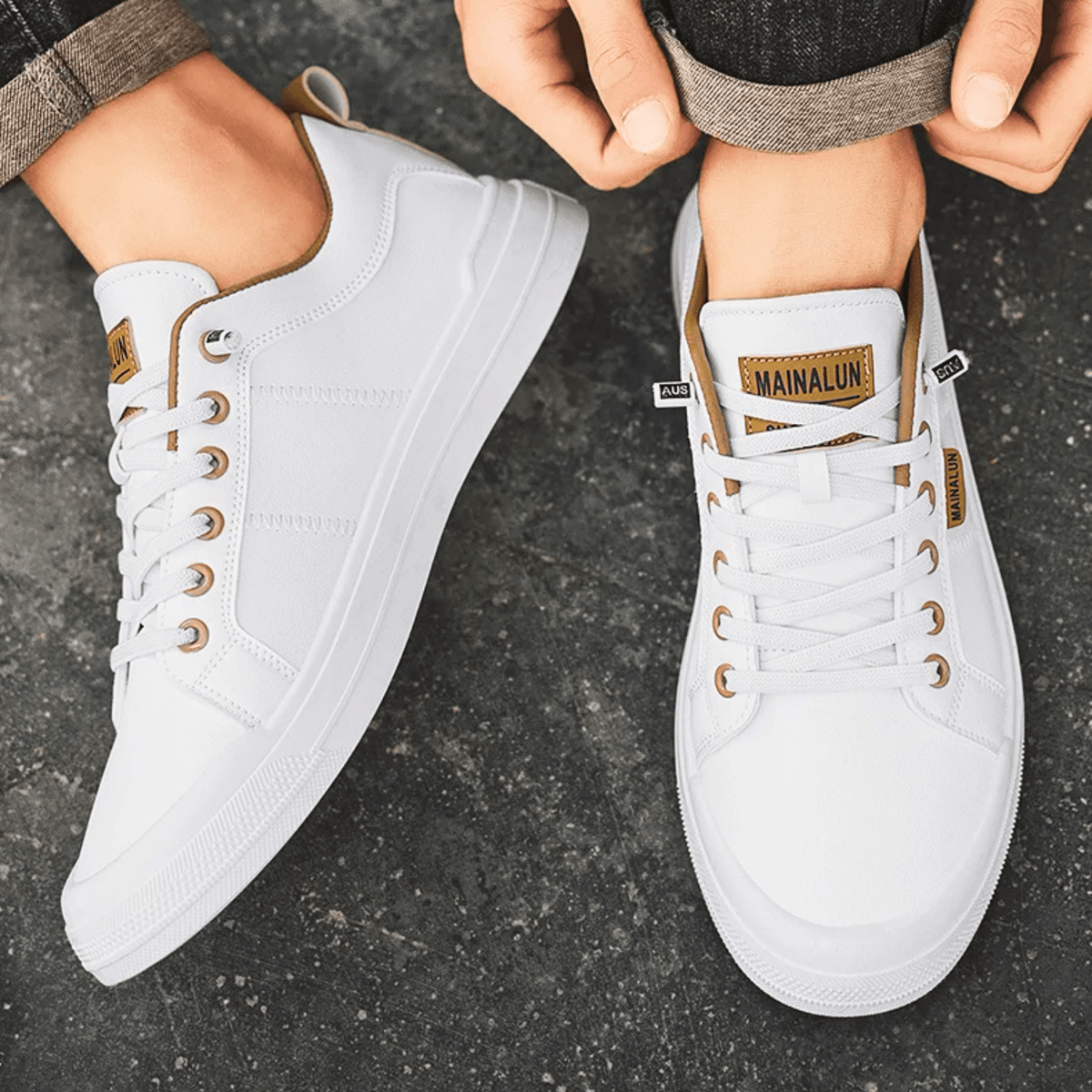 HARRINGTON | Zapatillas de Cuero Clásicas