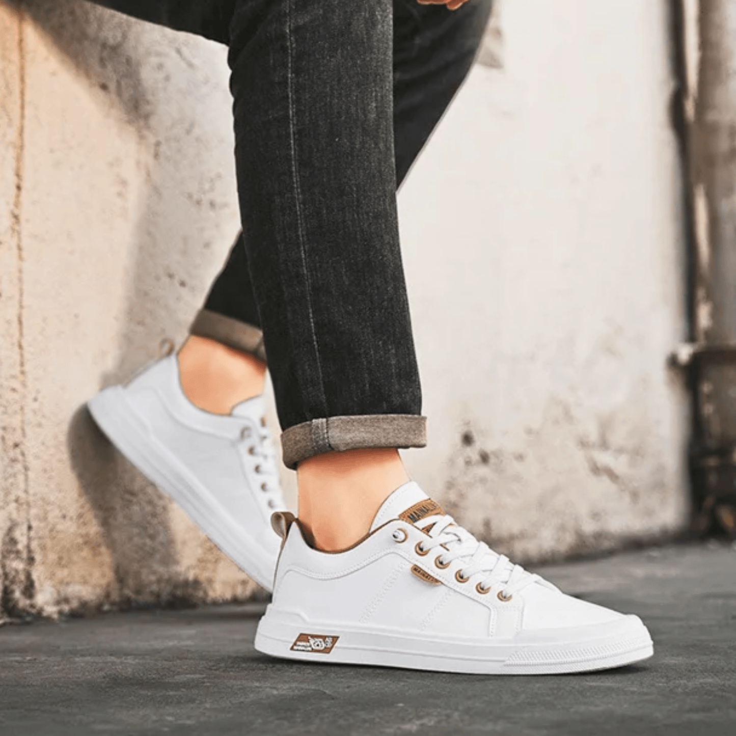 HARRINGTON | Zapatillas de Cuero Clásicas